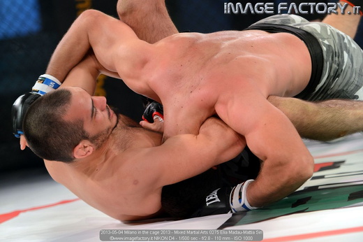 2013-05-04 Milano in the cage 2013 - Mixed Martial Arts 0275 Elia Madau-Mattia Siri
